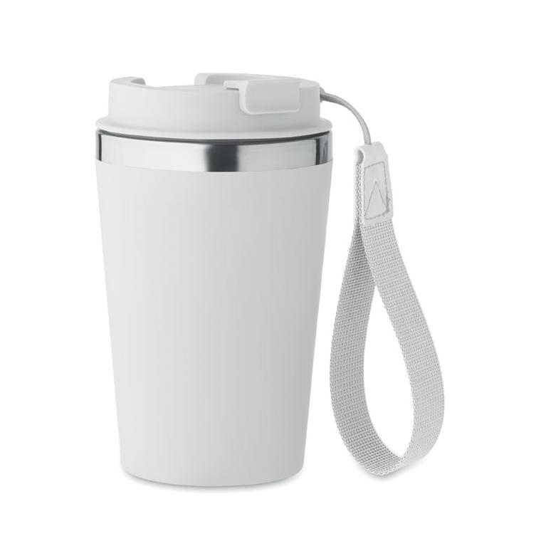 Pahar cu perete dublu 350 ml TOPAZ Alb