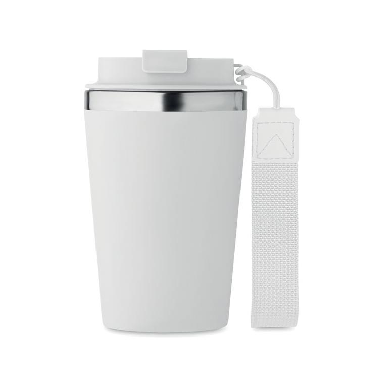 Pahar cu perete dublu 350 ml TOPAZ Alb