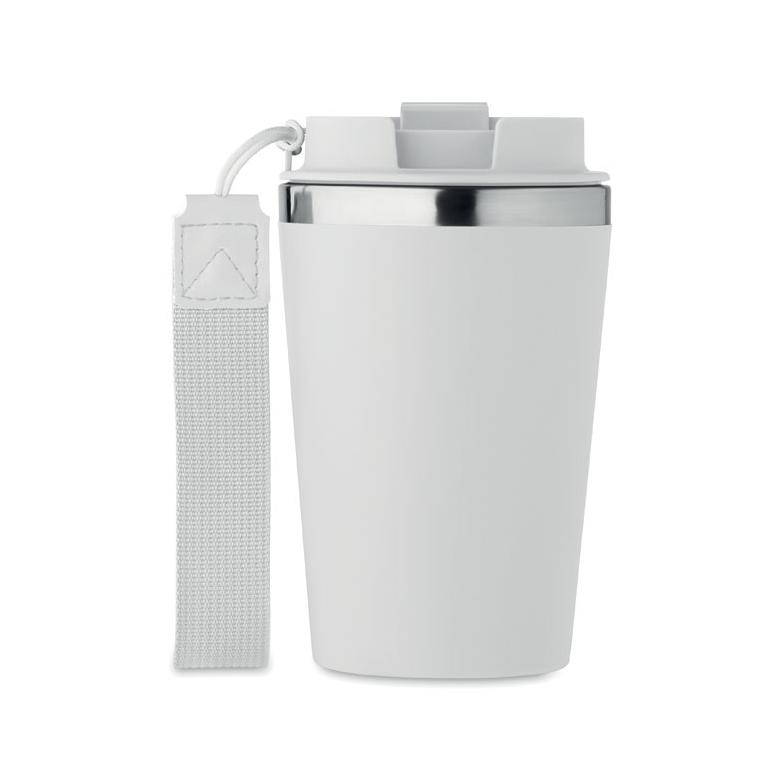 Pahar cu perete dublu 350 ml TOPAZ Alb