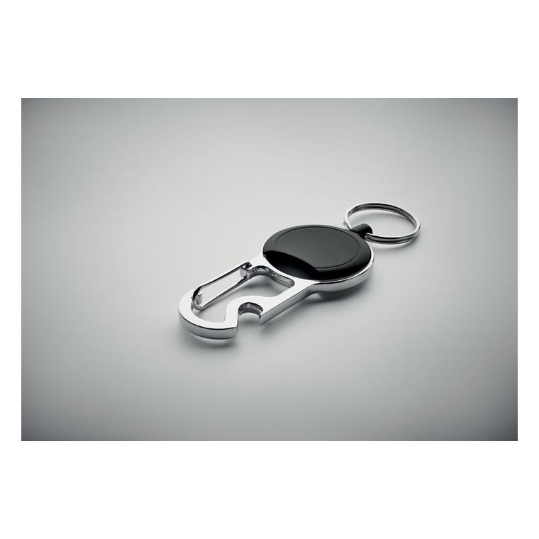 Suport retractabil ecuson PULRIC Negru