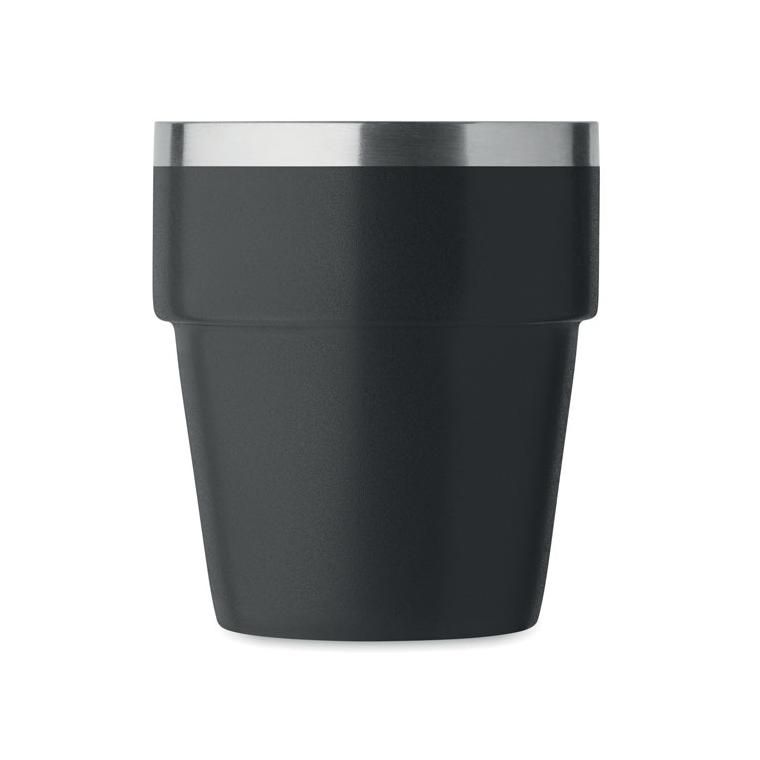 Pahar cu perete dublu 250 ml ACERITO Negru