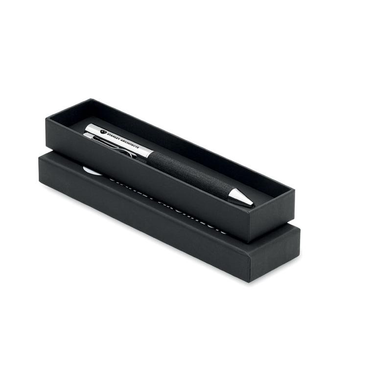 Pix metalic twist în cutie SCRIBI Negru