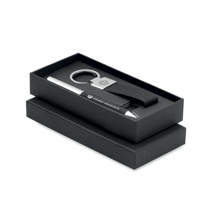 Set cadou 2 piese în cutie SCRIBI 2 Negru