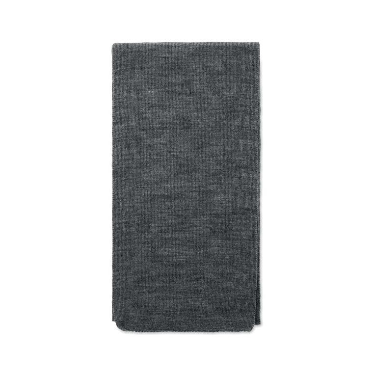 Eșarfă din poliester RPET RAFY Alb/negru