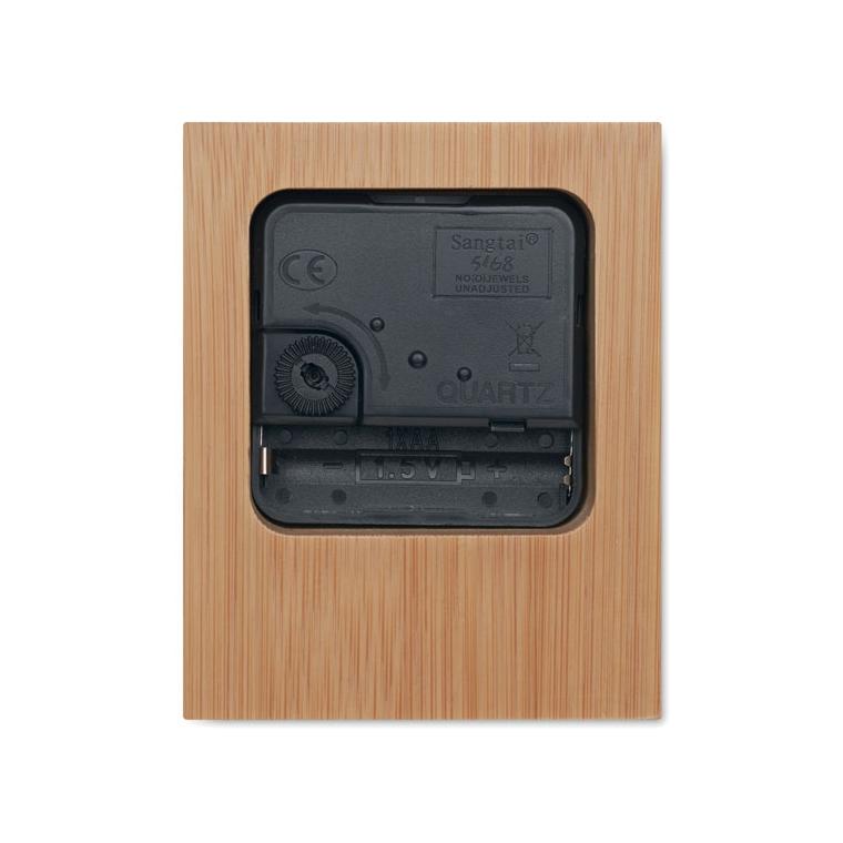 Ceas de masă din bambus CLAMBU Natur