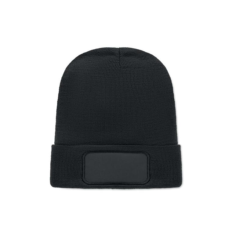 Caciulă unisex poliester RPET CAPNIT Negru