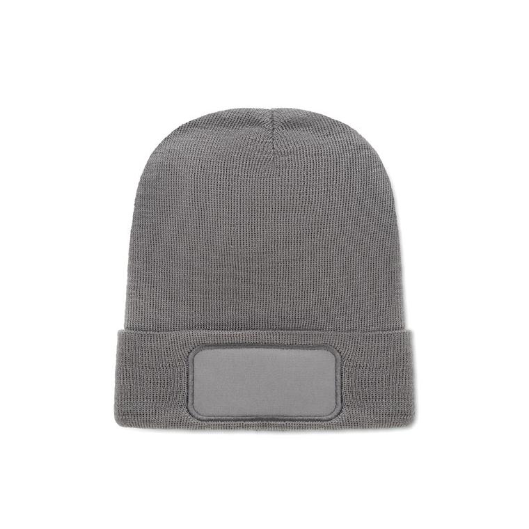 Caciulă unisex poliester RPET CAPNIT Gri închis