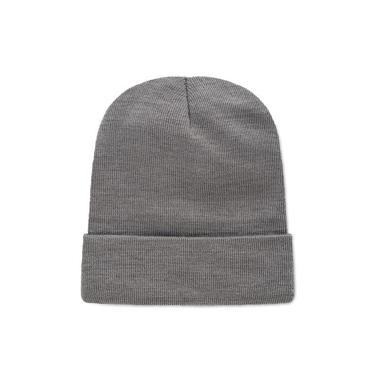 Caciulă unisex poliester RPET CAPNIT Gri închis