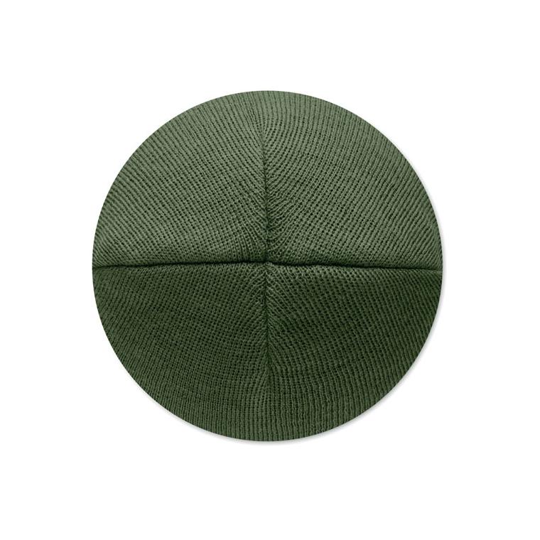 Caciulă unisex poliester RPET CAPNIT Verde Inchis