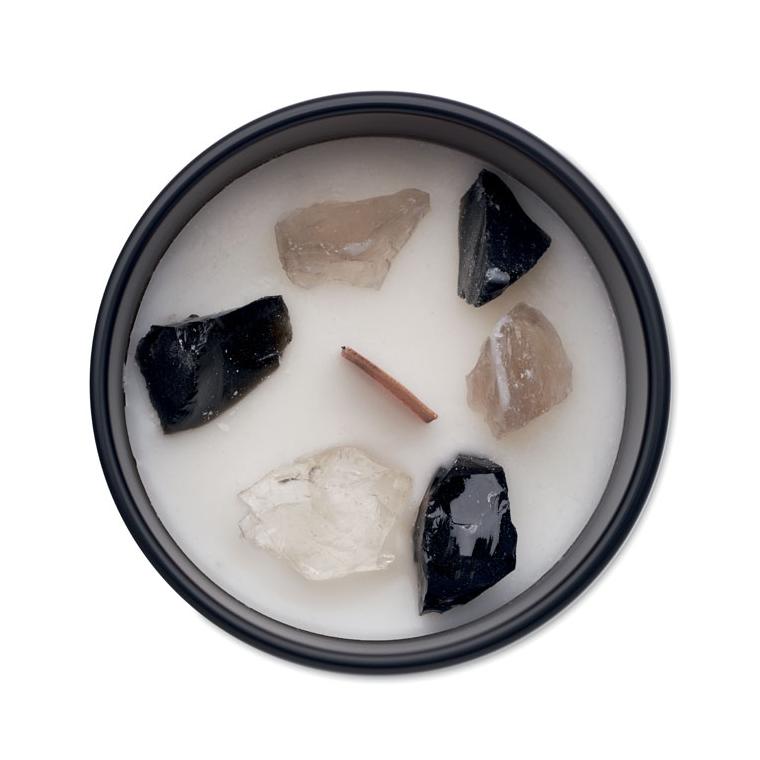 Lumânare ceară vegetală 200 gr KIVAS Negru