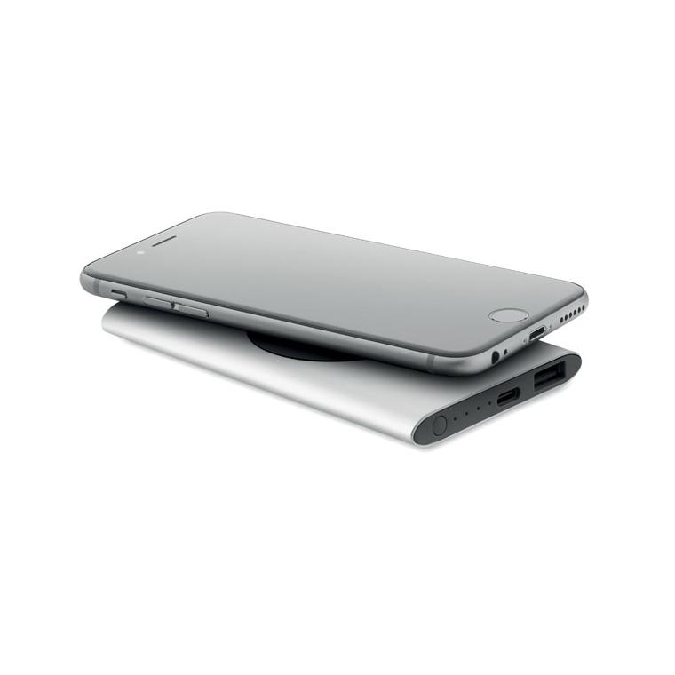 Power bank 5000 mAh 15W POWERPLUS Argintiu mat