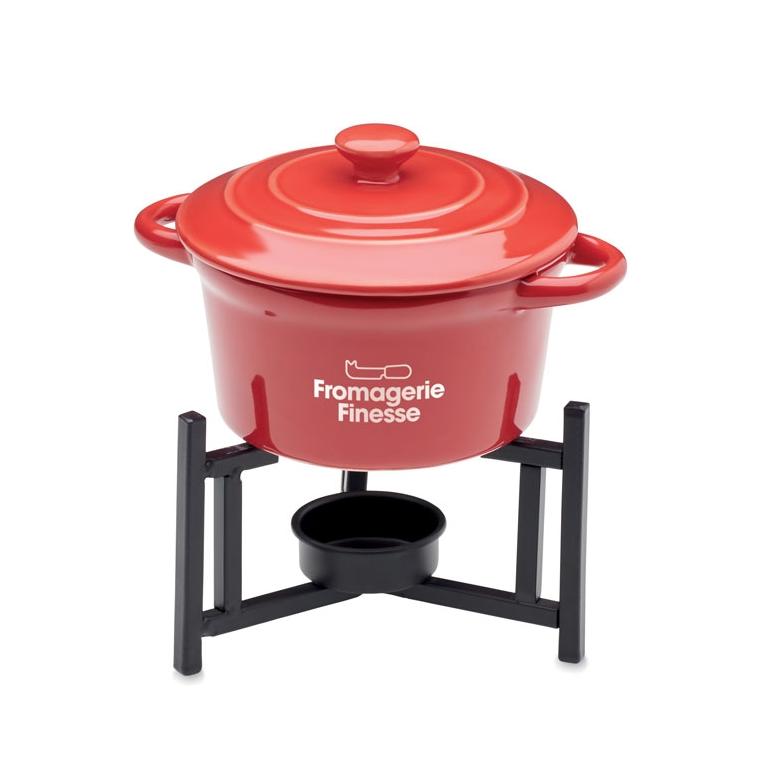 Set de fondue ceramică, 300 ml BIG KASE Roșu