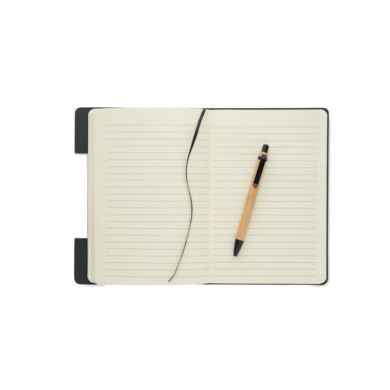 Set de notebook-uri A5 RPET NOTEMIX Gri închis