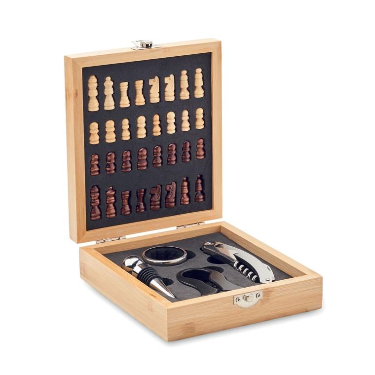 Set vin cu șah CHESSET