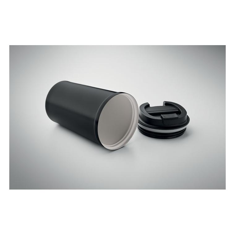 Pahar cu perete dublu 450 ml NUNAVUM Negru