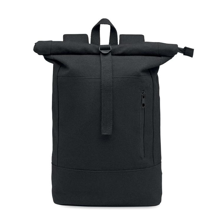 Rucsac laptop 15 inch Rolltop KOPER ROLL Negru