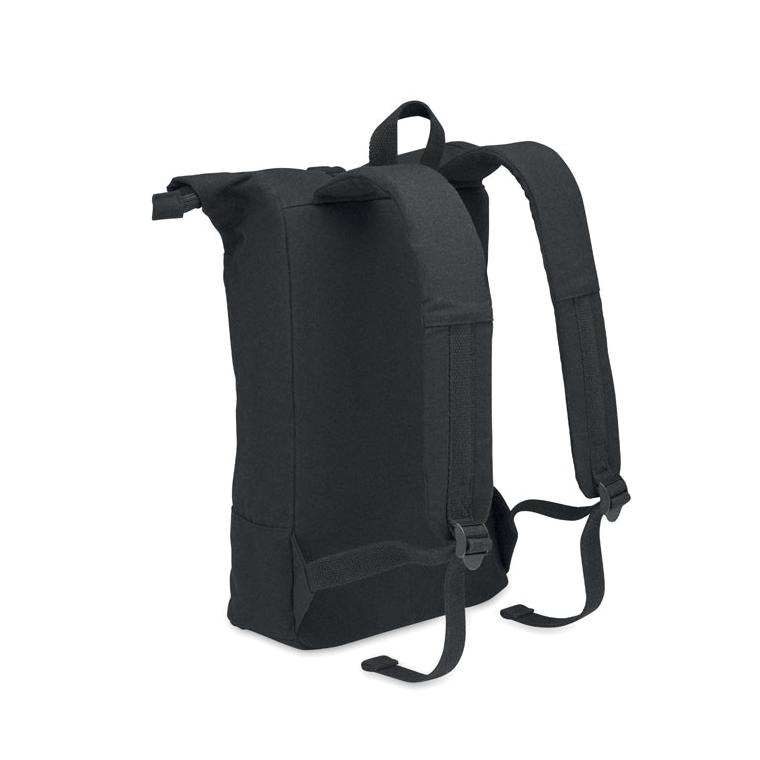 Rucsac laptop 15 inch Rolltop KOPER ROLL Negru