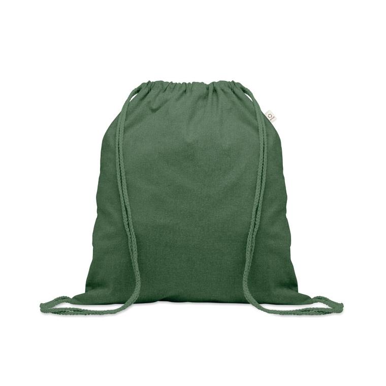 Pungă bumbac reciclat 140 g/m² CABETRI COLOUR Verde Inchis