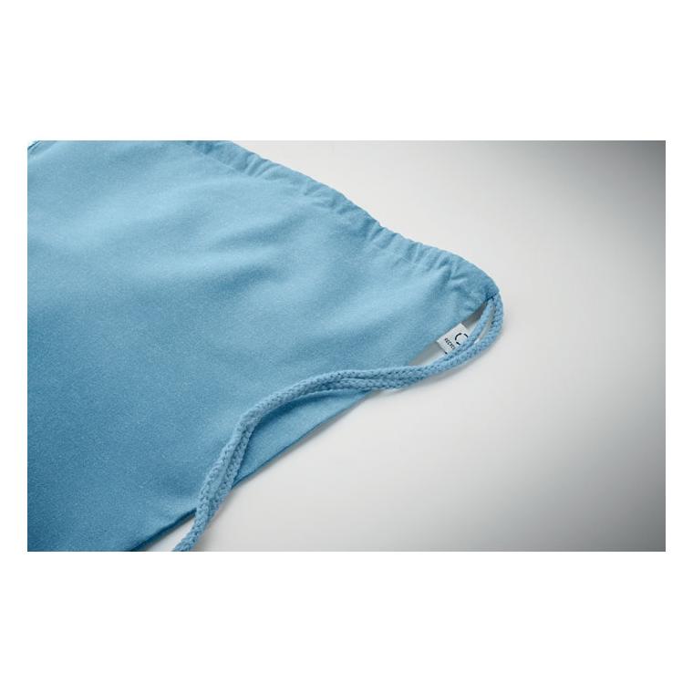 Pungă bumbac reciclat 140 g/m² CABETRI COLOUR Negru