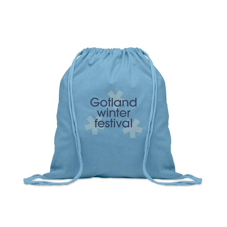 Pungă bumbac reciclat 140 g/m² CABETRI COLOUR Negru