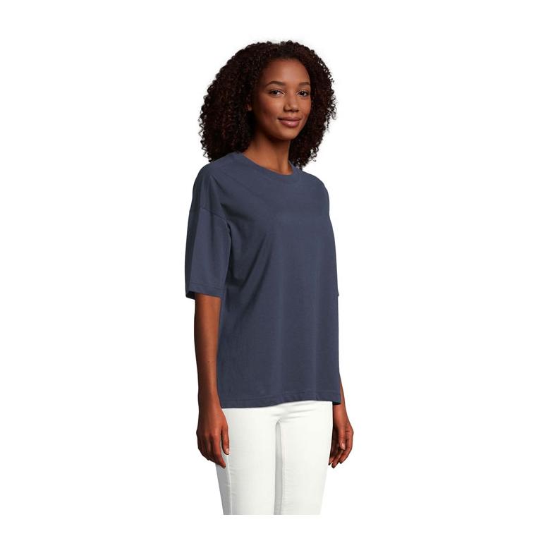 Tricou oversized pentru femei SOL'S BOXY French Navy L