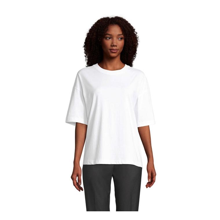 Tricou oversized pentru femei SOL'S BOXY White