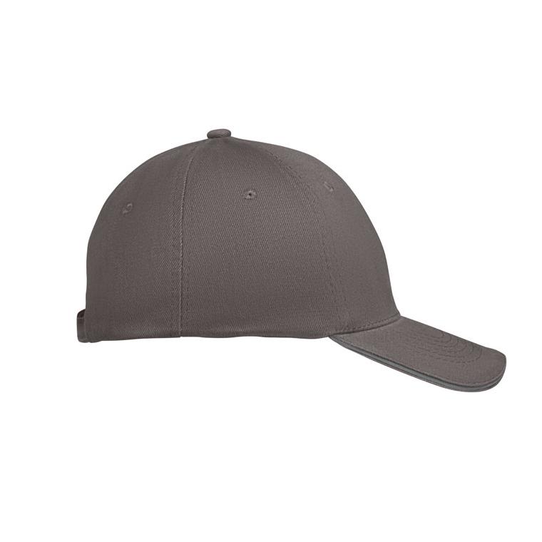 Șapcă baseball 6 panele BUFFALO Gri închis