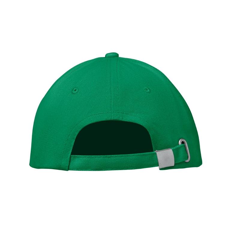 Șapcă baseball 6 panele BUFFALO Verde prairie / Alb