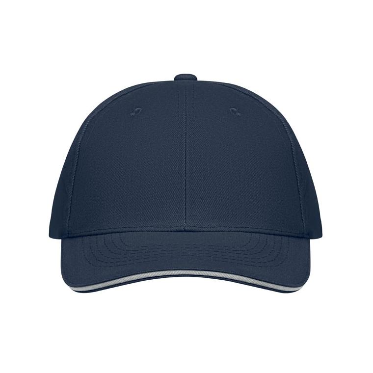 Șapcă baseball 6 panele BUFFALO Alb / Albastru închis