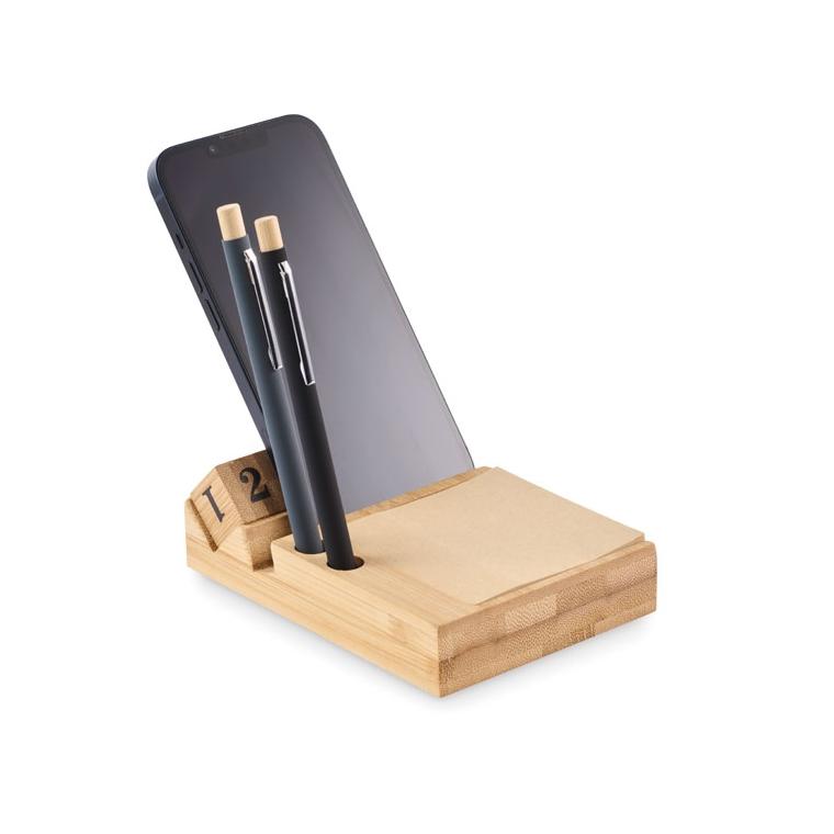 Calendar birou din bambus BOOTOP Natur