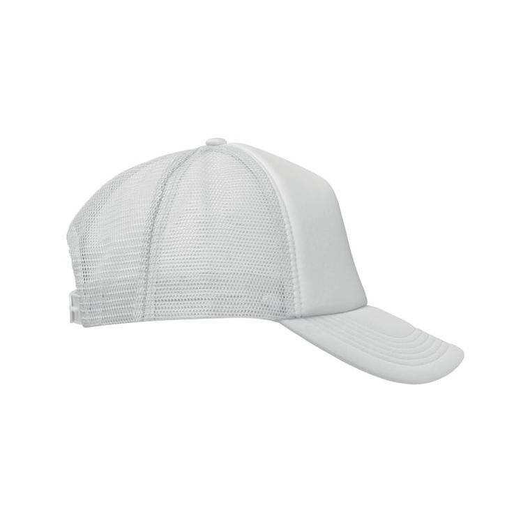 Şapcă din poliester BUBBLE Alb