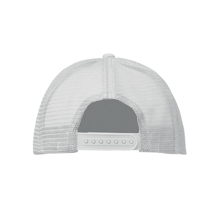 Şapcă din poliester BUBBLE Alb