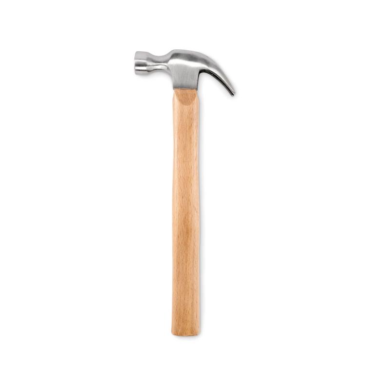 Ciocan cu mâner din lemn CRACKER Natur