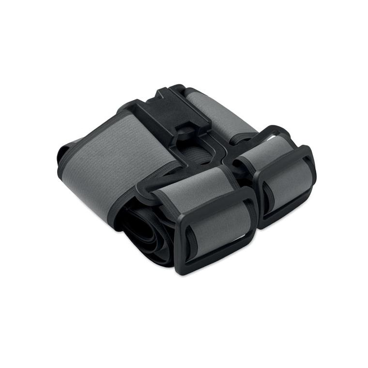 Centură reflectorizantă reglabilă ALLVISIBLE+ Negru