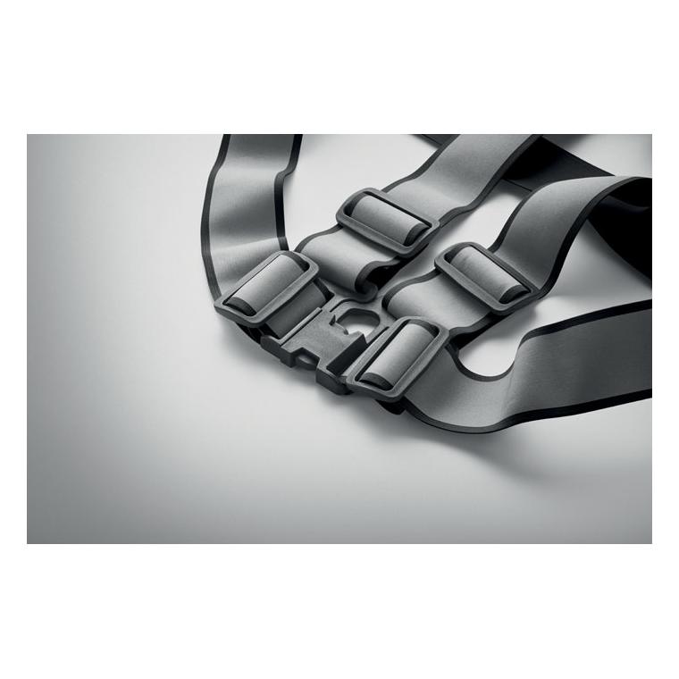 Centură reflectorizantă reglabilă ALLVISIBLE+ Negru