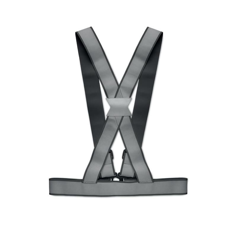 Centură reflectorizantă reglabilă ALLVISIBLE+ Negru