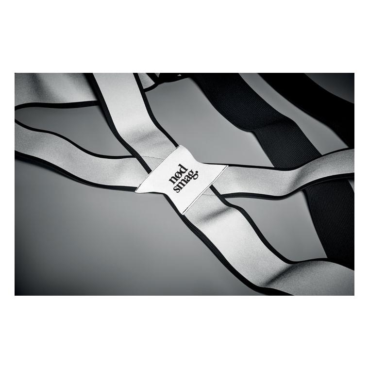 Centură reflectorizantă reglabilă ALLVISIBLE+ Negru