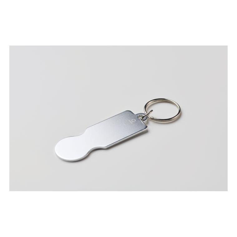 Breloc cu jeton pentru cărucior TOKLEY Argintiu