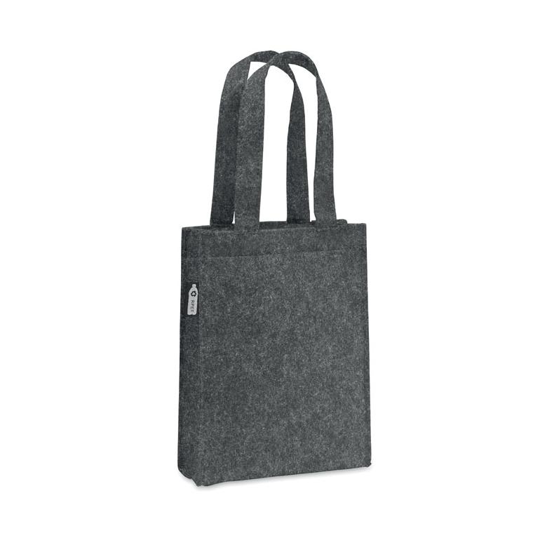 Pungă mică de cadou din pâslă RPET FELTOTE Gri închis