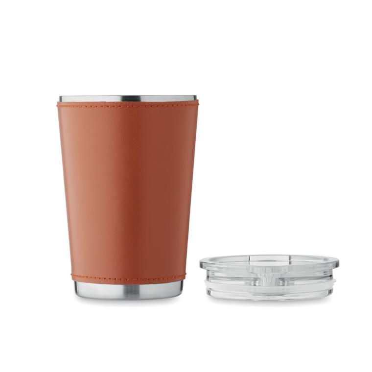 Pahar cu perete dublu 350 ml TUMLADO Maro