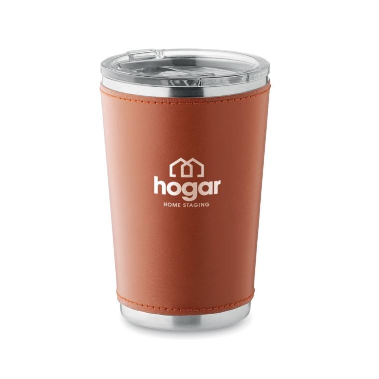 Pahar cu perete dublu 350 ml TUMLADO Maro