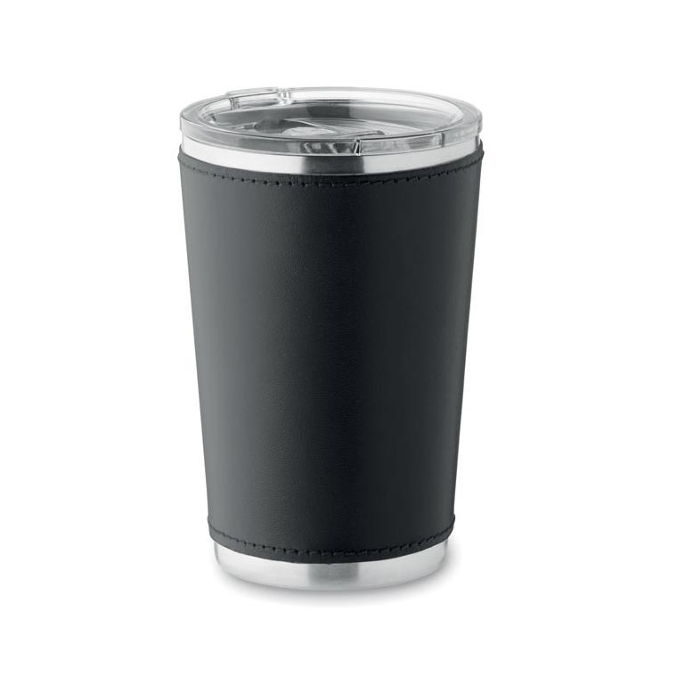 Pahar cu perete dublu 350 ml TUMLADO Negru