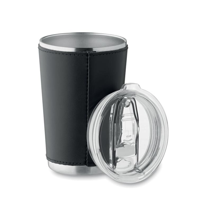 Pahar cu perete dublu 350 ml TUMLADO Negru