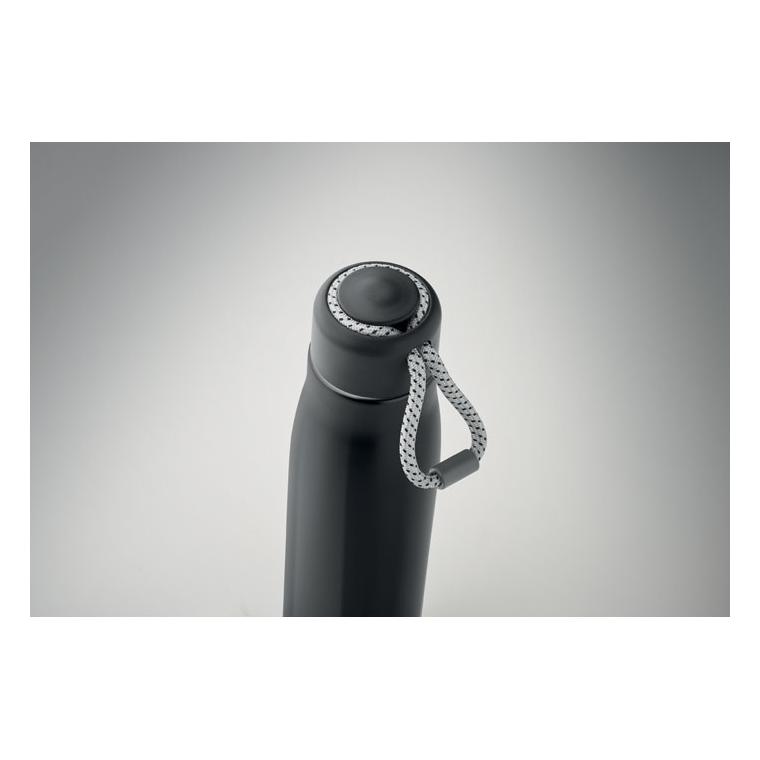 Sticlă cu perete dublu 500 ml CORDLE Negru