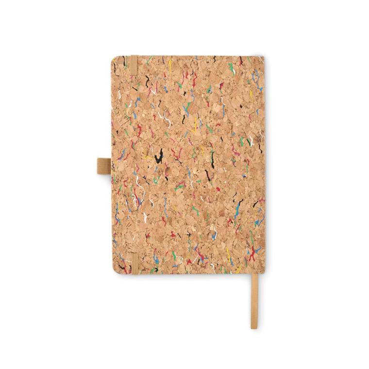 Notebook A5 din plută colorată CORNOTA Bej