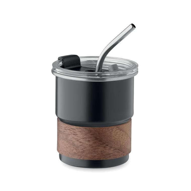 Pahar cu un singur perete 260 ml MATE Negru