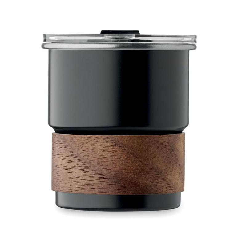 Pahar cu un singur perete 260 ml MATE Negru