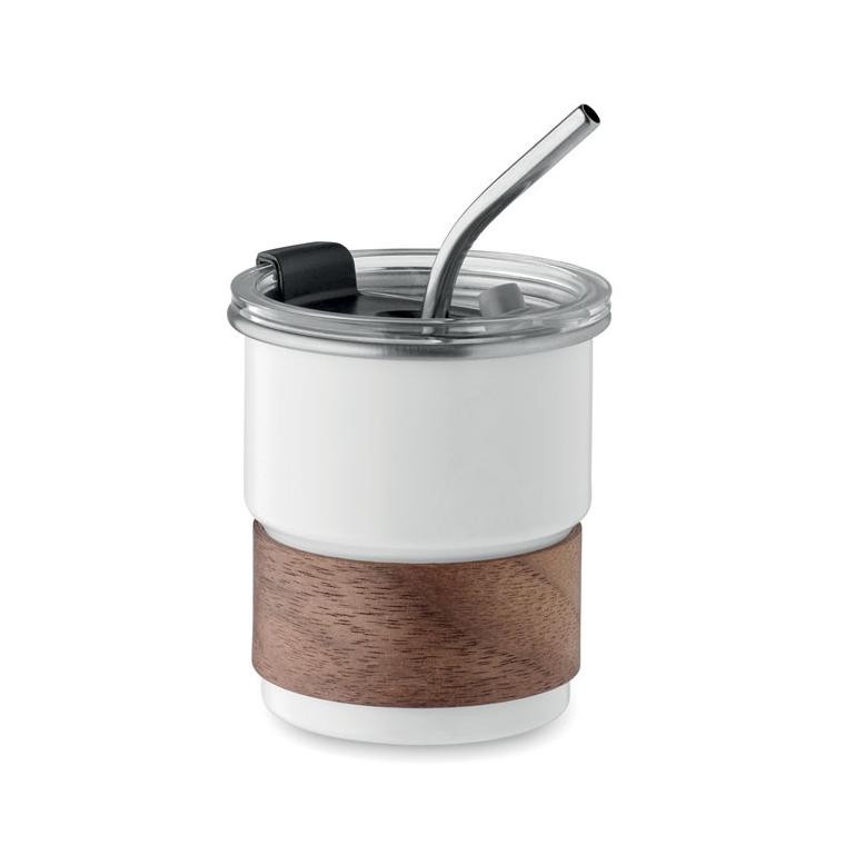 Pahar cu un singur perete 260 ml MATE Alb