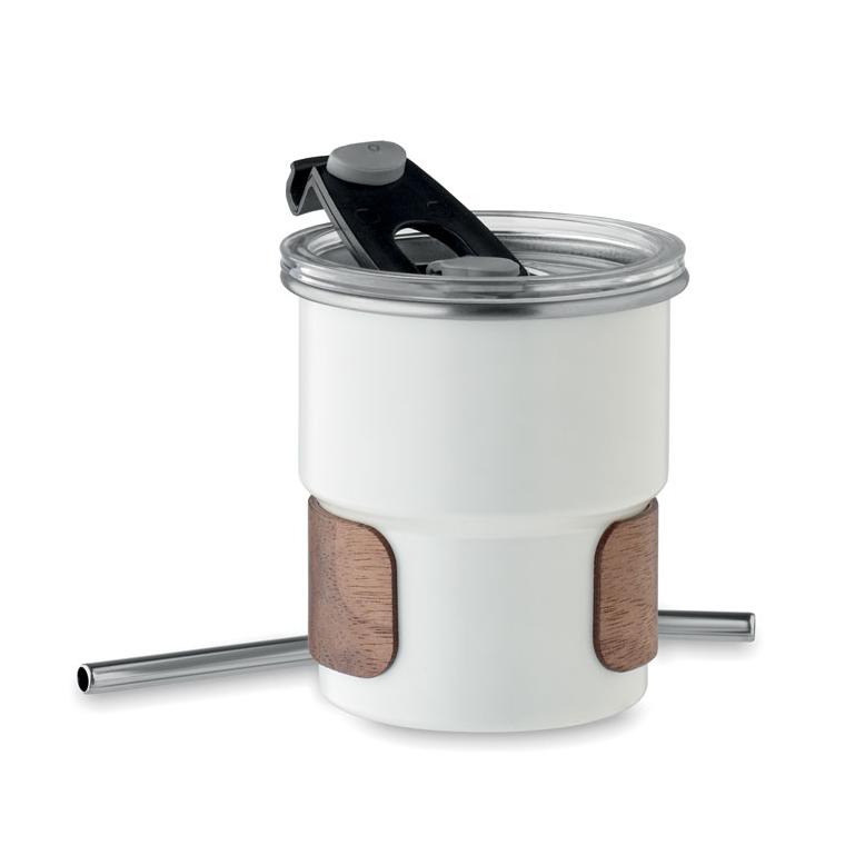 Pahar cu un singur perete 260 ml MATE Alb