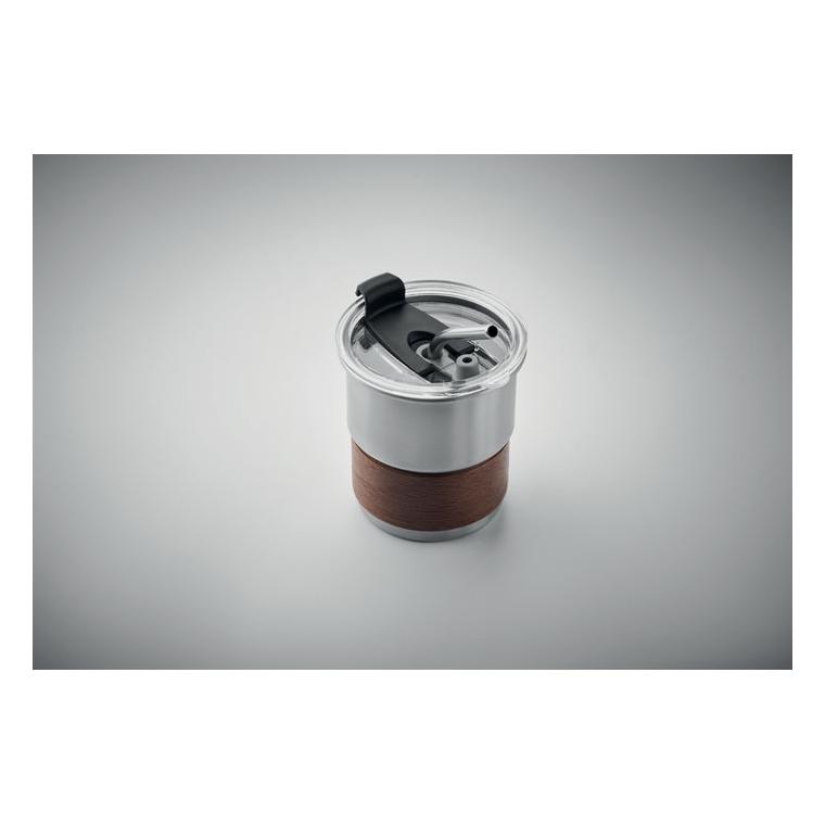 Pahar cu un singur perete 260 ml MATE Argintiu mat